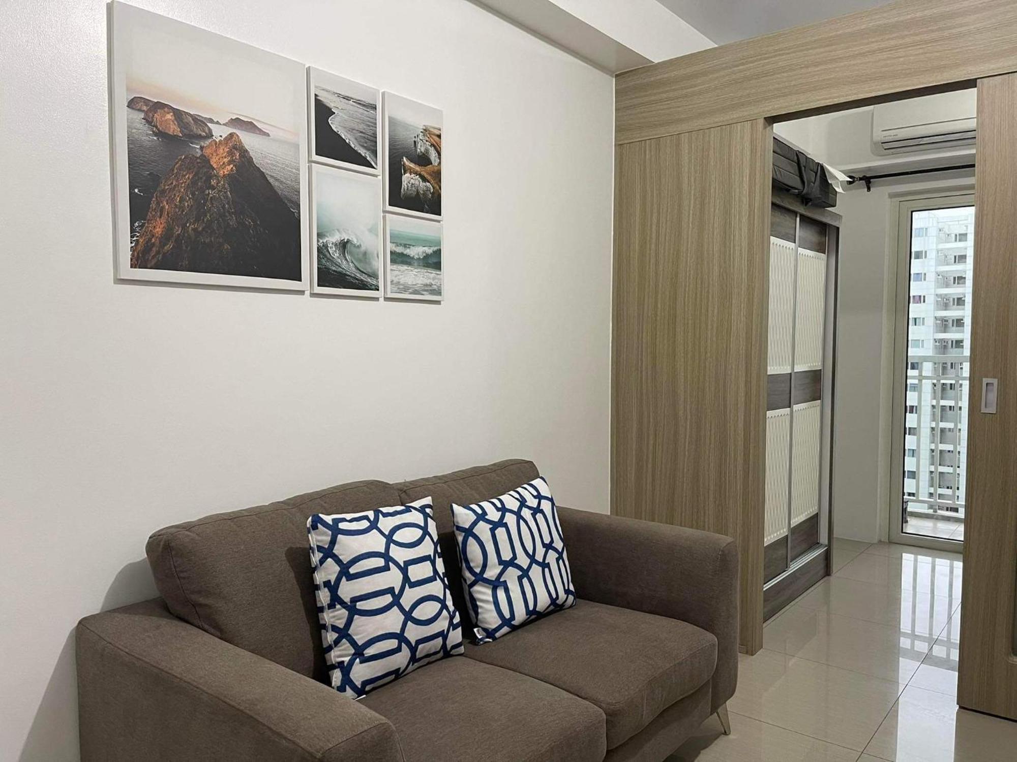 Shore 1 & 3 Residences Moa 1Br With Balcony By Darpm Manila Esterno foto