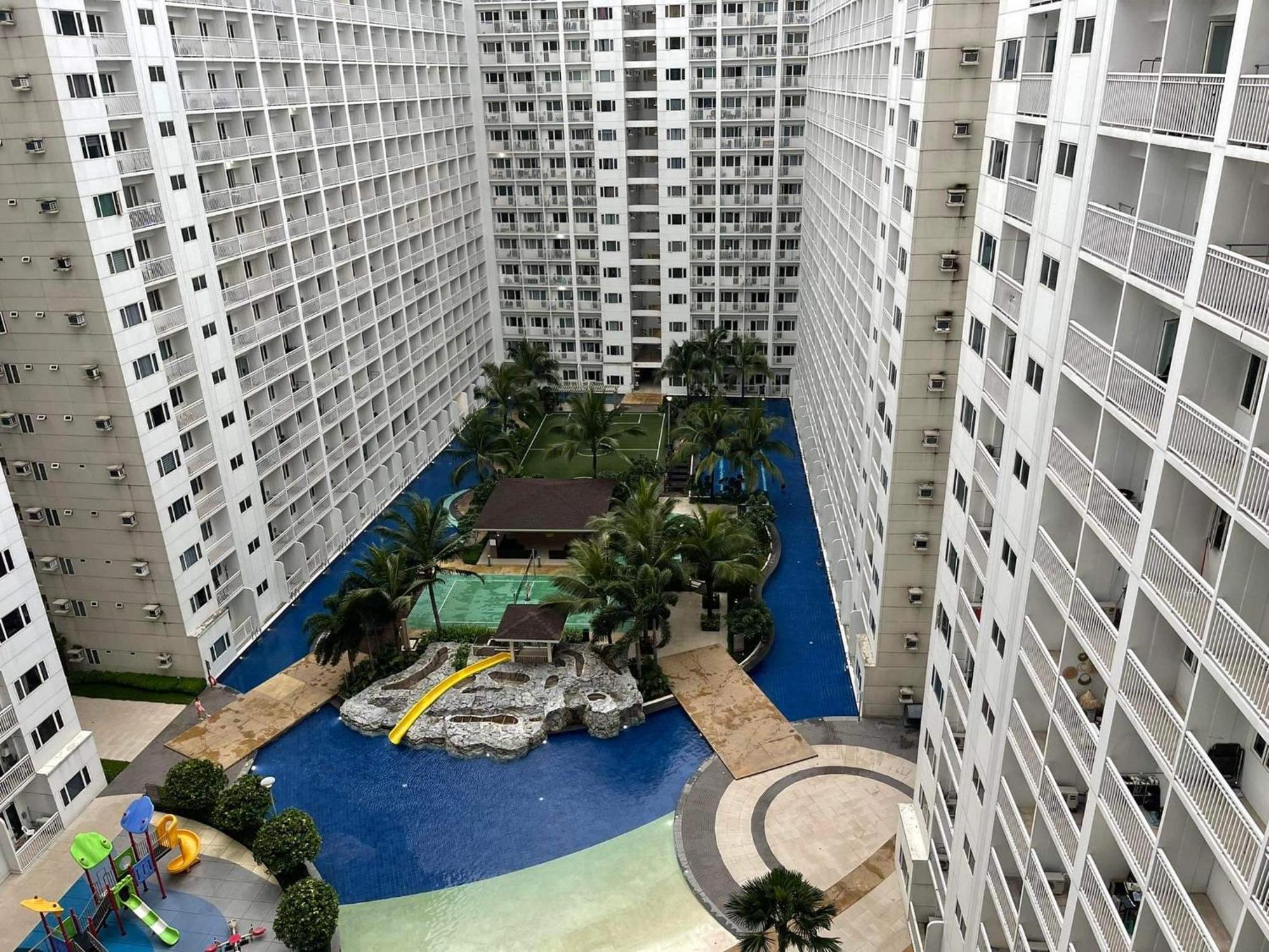 Shore 1 & 3 Residences Moa 1Br With Balcony By Darpm Manila Esterno foto
