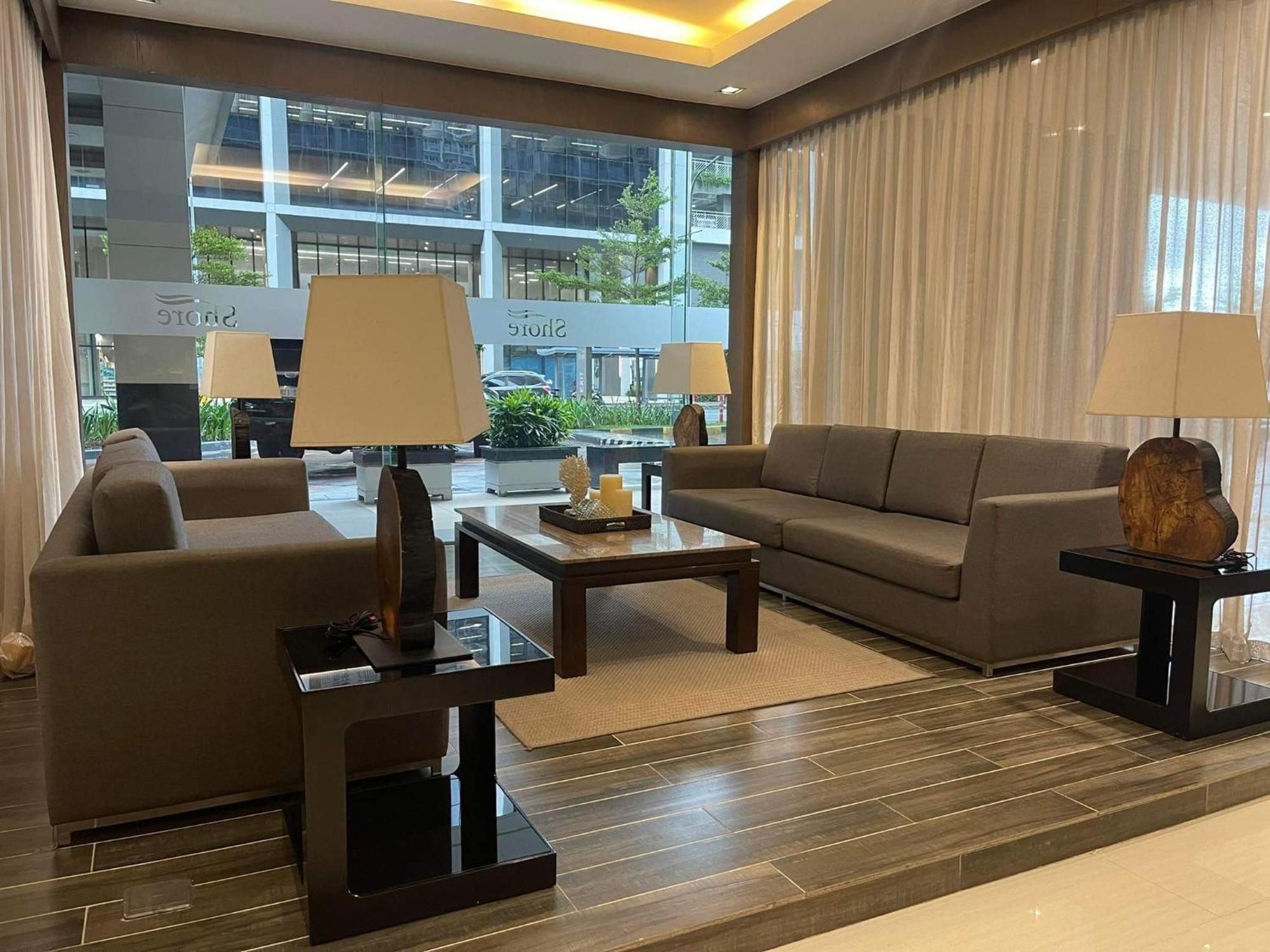 Shore 1 & 3 Residences Moa 1Br With Balcony By Darpm Manila Esterno foto