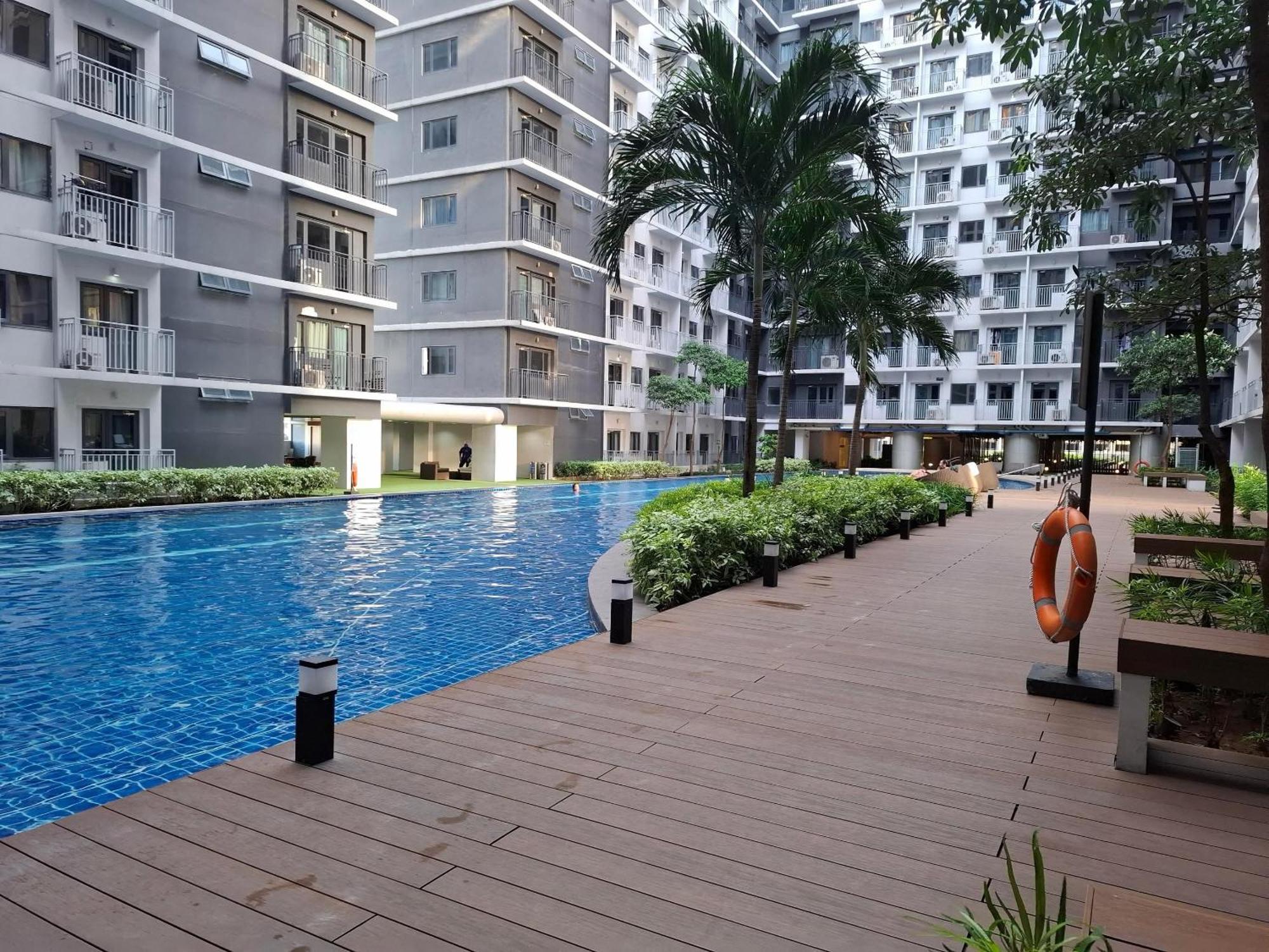 Shore 1 & 3 Residences Moa 1Br With Balcony By Darpm Manila Esterno foto